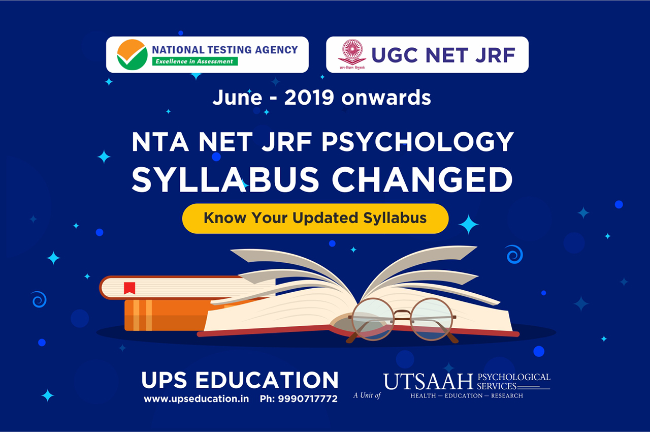 Latest syllabus of net jrf psychology exams