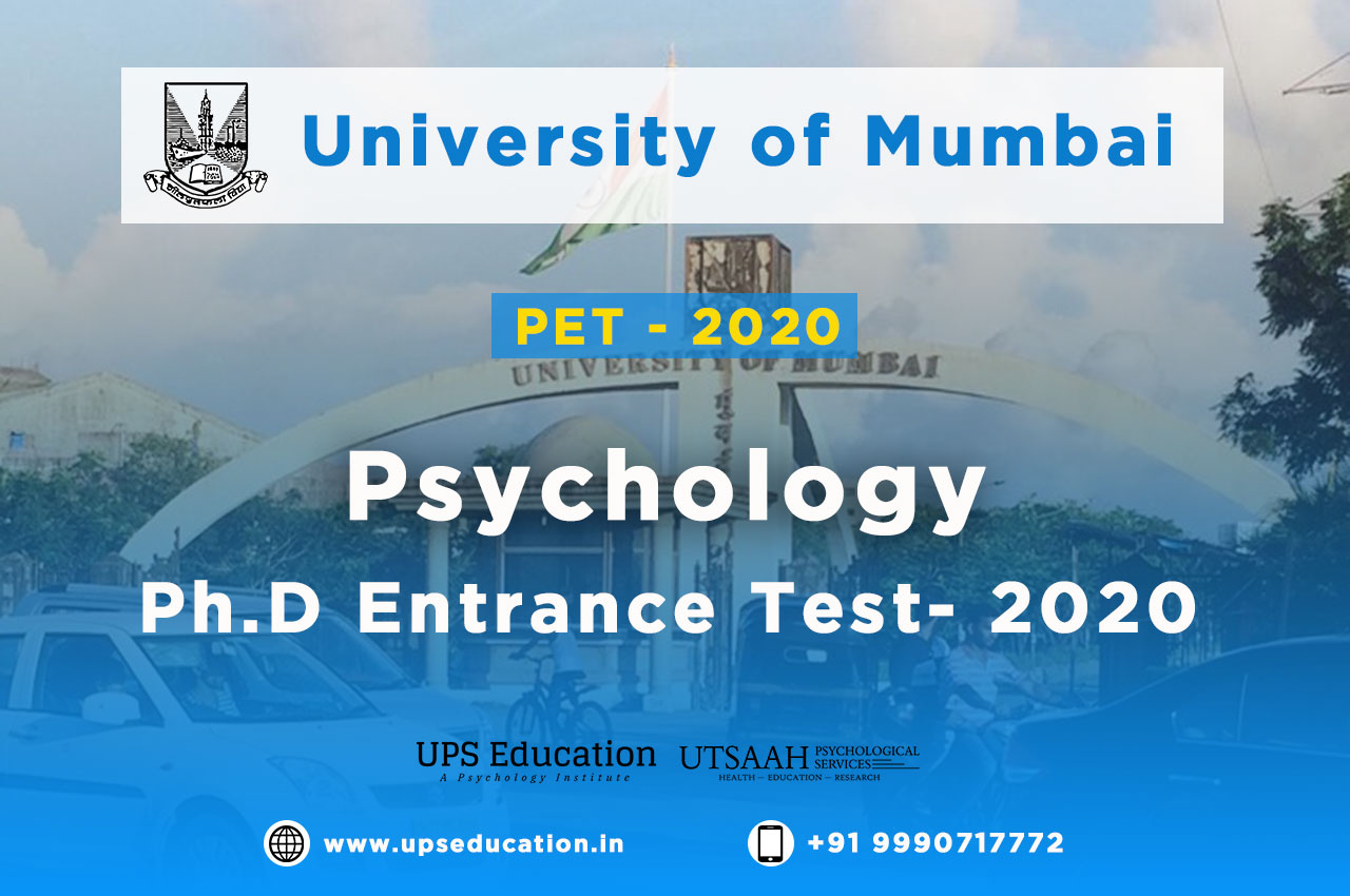 phd in psychology universities in india