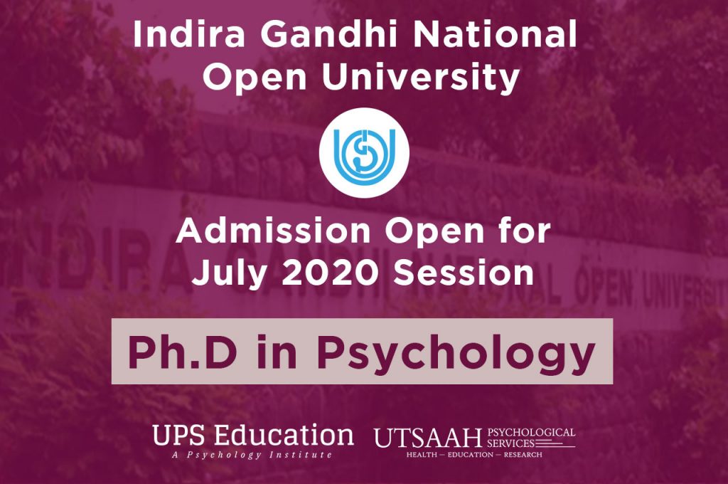 phd in clinical psychology ignou