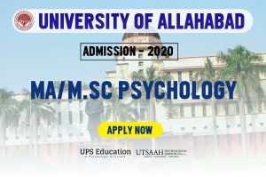 MA Psychology Admission in allahabad university 2020