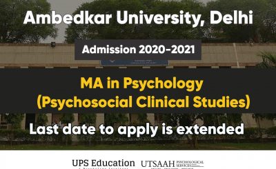 AUD MA Psychology Online application 2020 last date extended