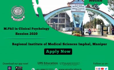 Rims, imphal M.Phil in Clinical psychology session 2020.