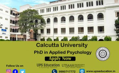 calcutta university PhD in Clinical Psychology