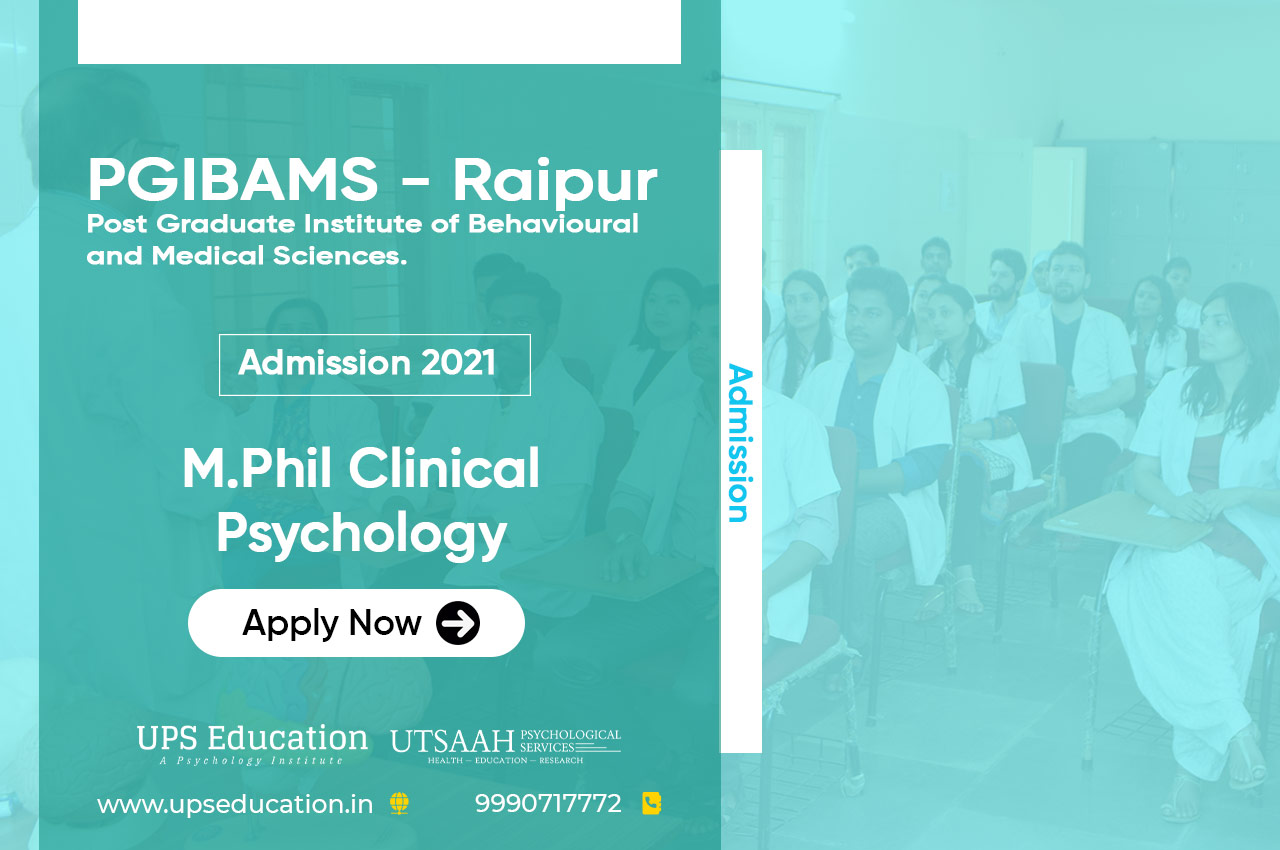 PGI Raipur M.Phil Clinical Psychology Admission 2021