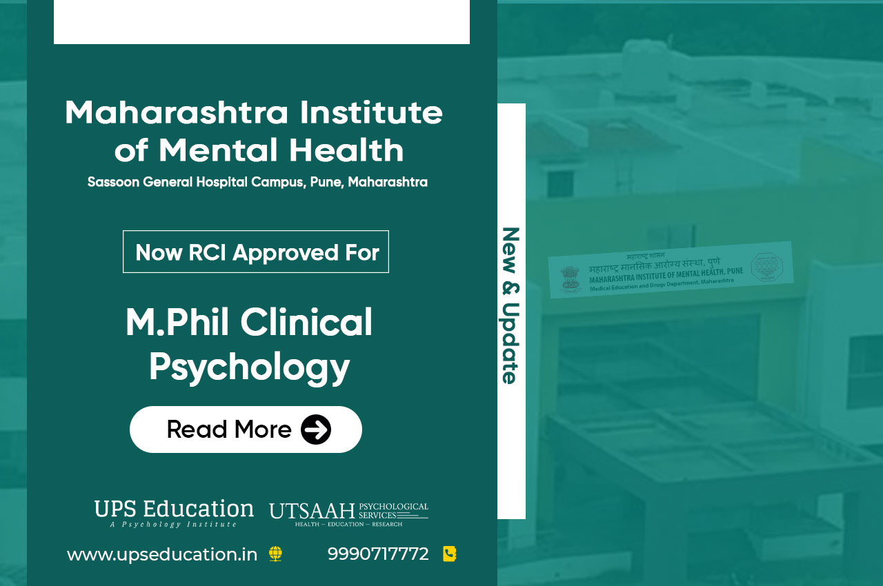 Newly RCI Recognized Institute in Pune for M.Phil Clinical Psychology