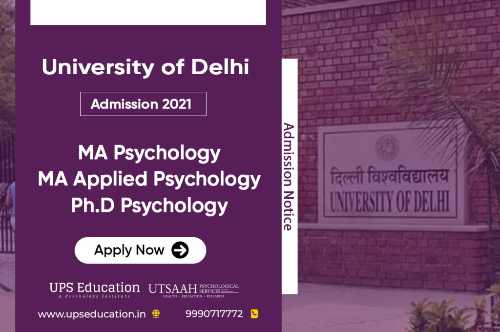 phd in psychology in delhi university