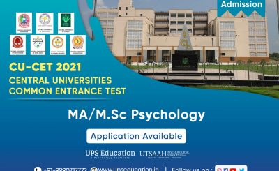 MA/MSc Psychology Admission 2021 Open in Central Universities (CUCET-21)