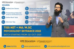 TISS NET and MA/M.Sc Psychology Entrance Preparation 2022 – UPS Education