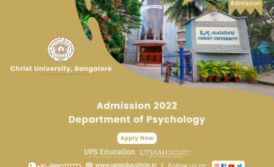 Christ University Department of Psychology Admission 2022 –UPS Education