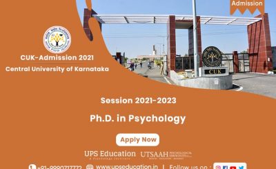 Central University of Karnataka Ph.D in Psychology Admission 2021—UPS Education