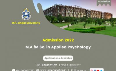 MA/MSc Applied Psychology, OP Jindal Global University Admission 2022—UPS Education