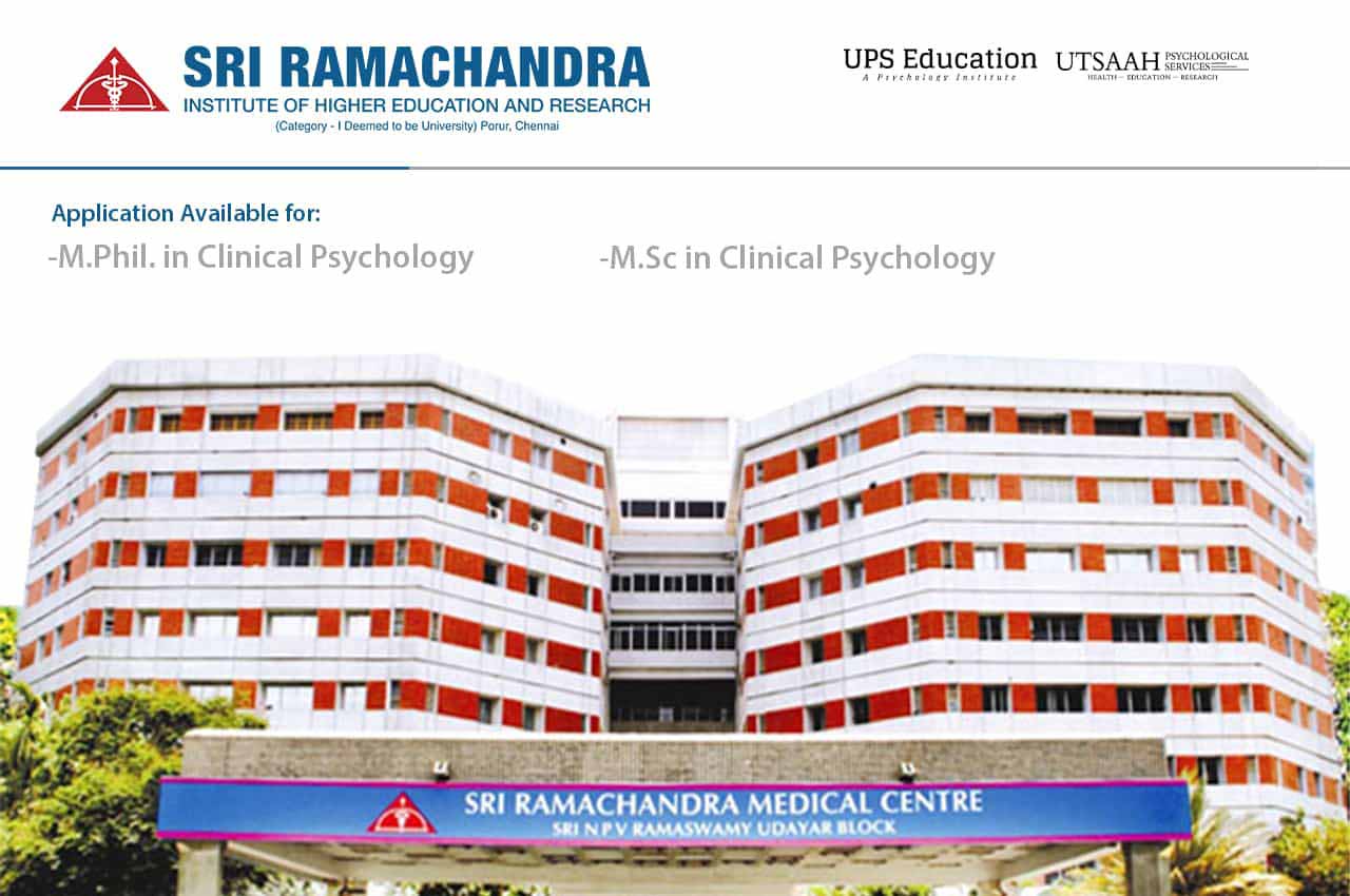 Sri Ramachandra Institute of Higher Education and Research, Admission 2022—UPS Education