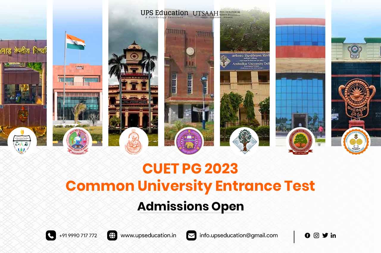 CUET PG Admissions Open for MA/M.Sc in Psychology