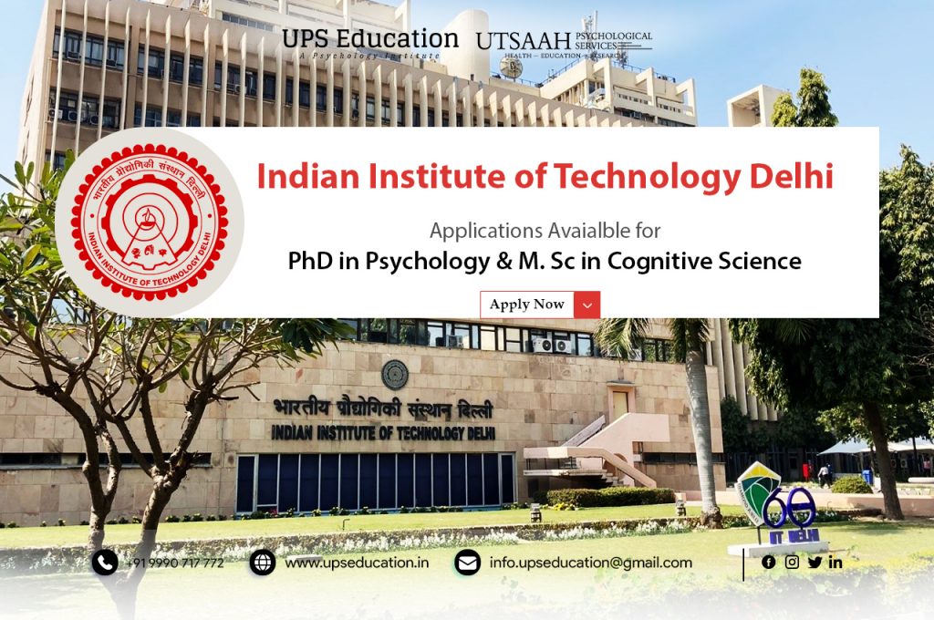 iit delhi phd psychology admission 2022