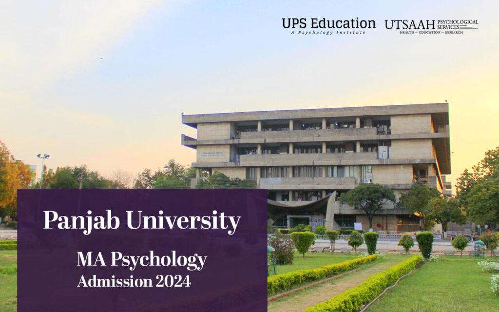 Panjab University MA Psychology Admission2024 UPS Education