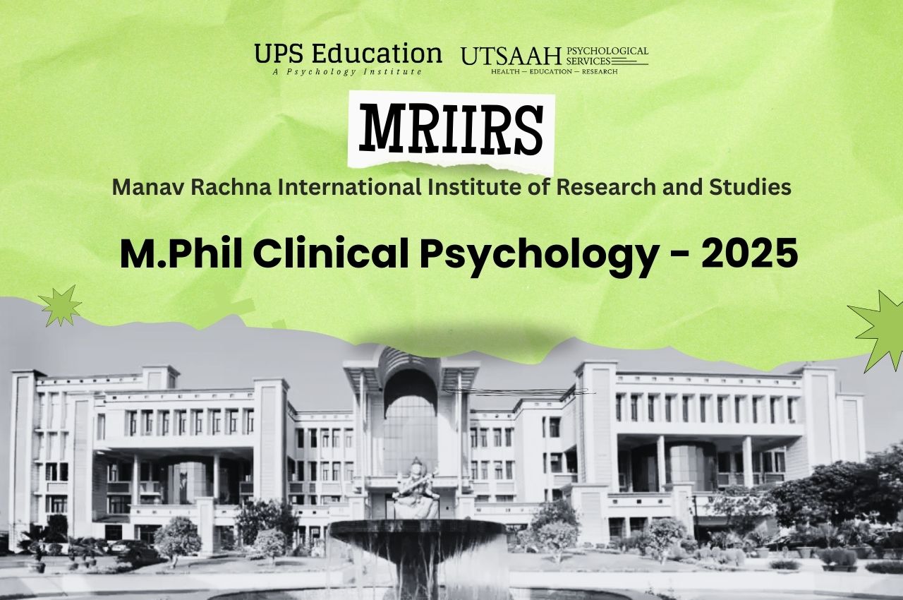 Manav Rachna M.Phil Clinical Psychology 2025
