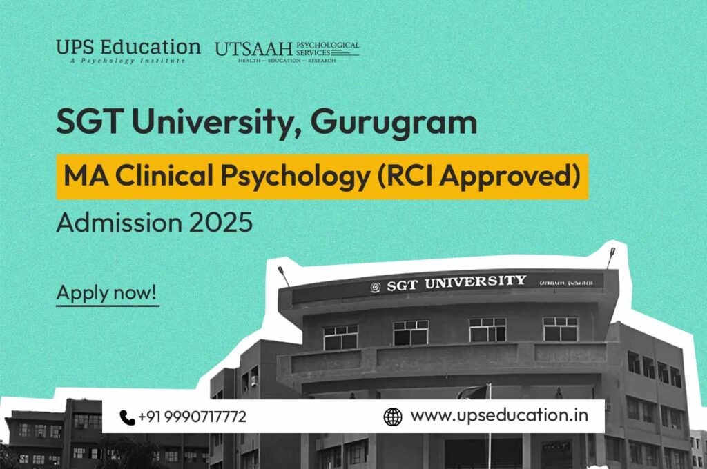 SGT University MA Clinical Psychology Admissions 2025