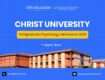 Christ University PG Psychology Programs 2026