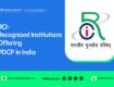 rci-recognised-pdcp-institutions-india