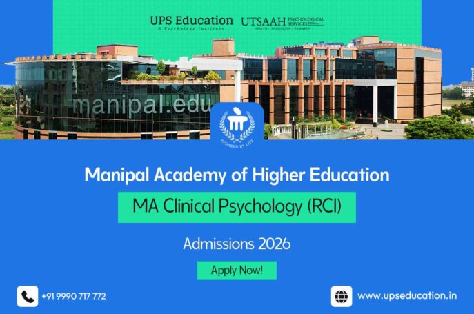 MAHE MA Clinical Psychology (RCI) Admissions 2026