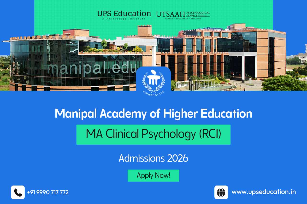 MAHE MA Clinical Psychology (RCI) Admissions 2026