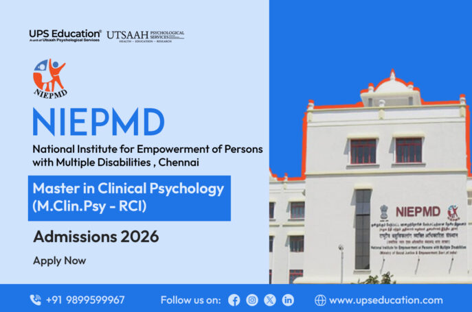 NIEPMD Chennai Master in Clinical Psychology MClinPsy RCI Admissions 2026