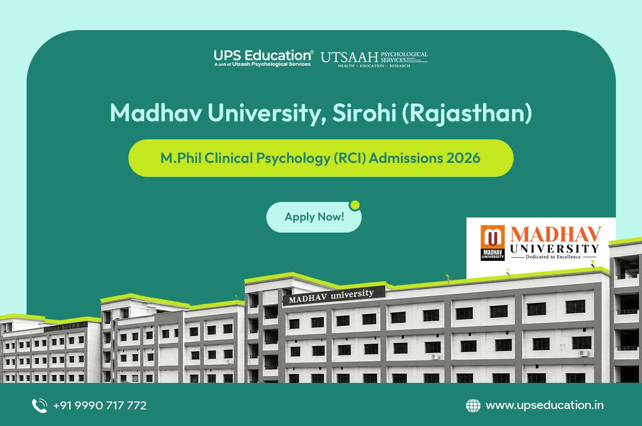 Madhav University MPhil Clinical Psychology Admissions 2026