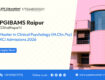 PGIBAMS Raipur M.Clin.Psy. RCI admissions 2026–28