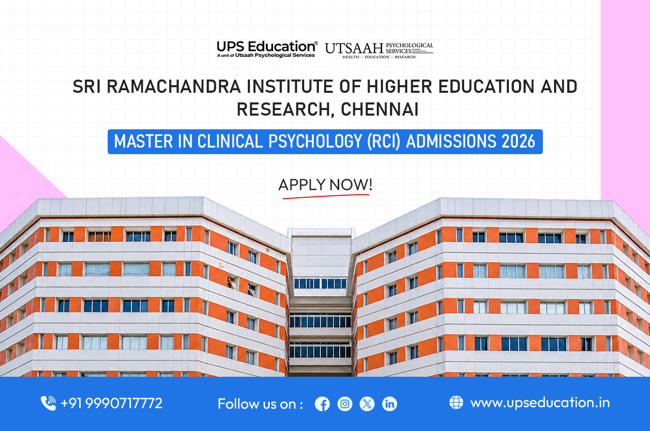 SRIHER Chennai M.Clin.Psy. RCI Admissions 2026