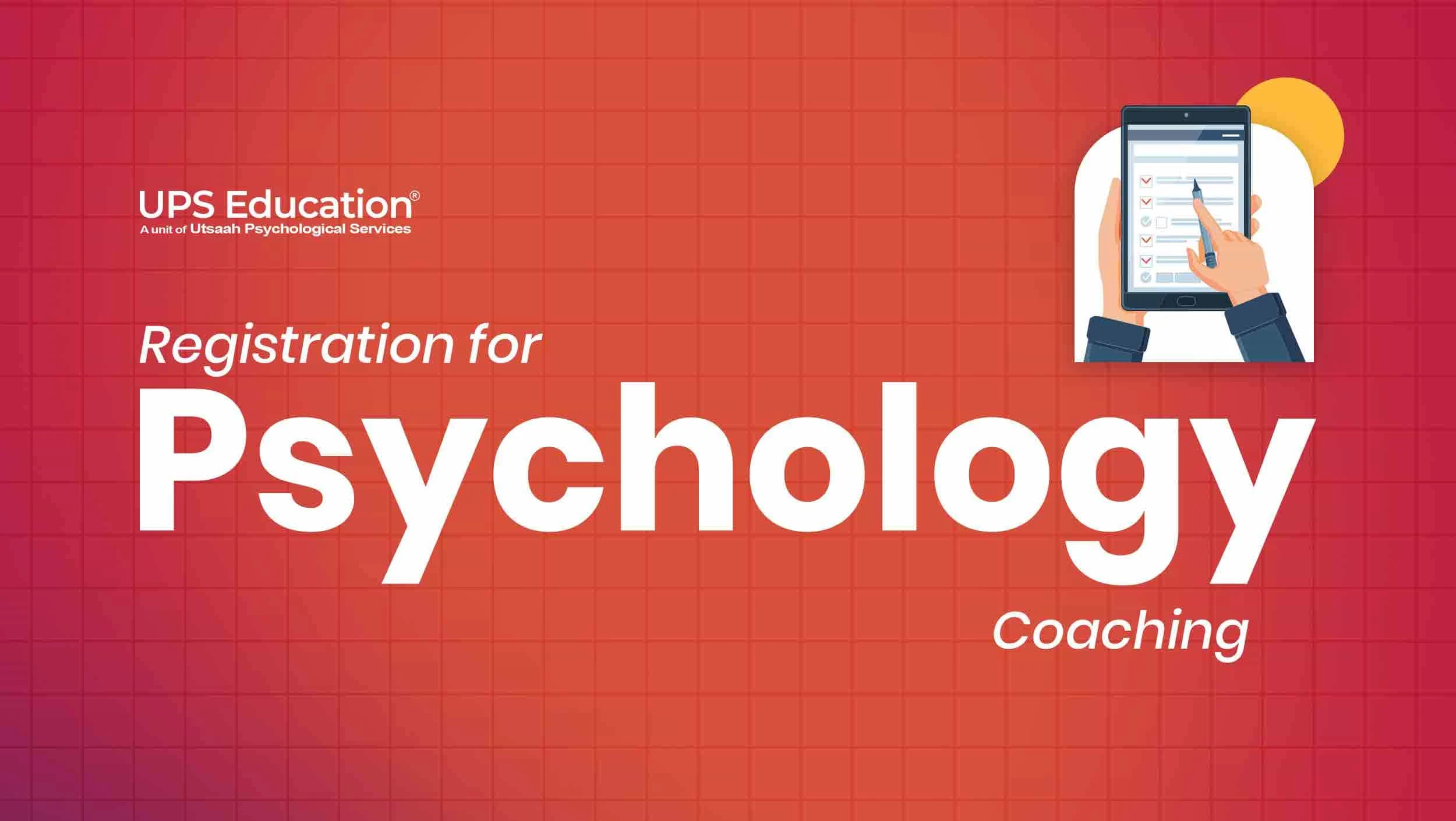 Registration for Psychology Coaching