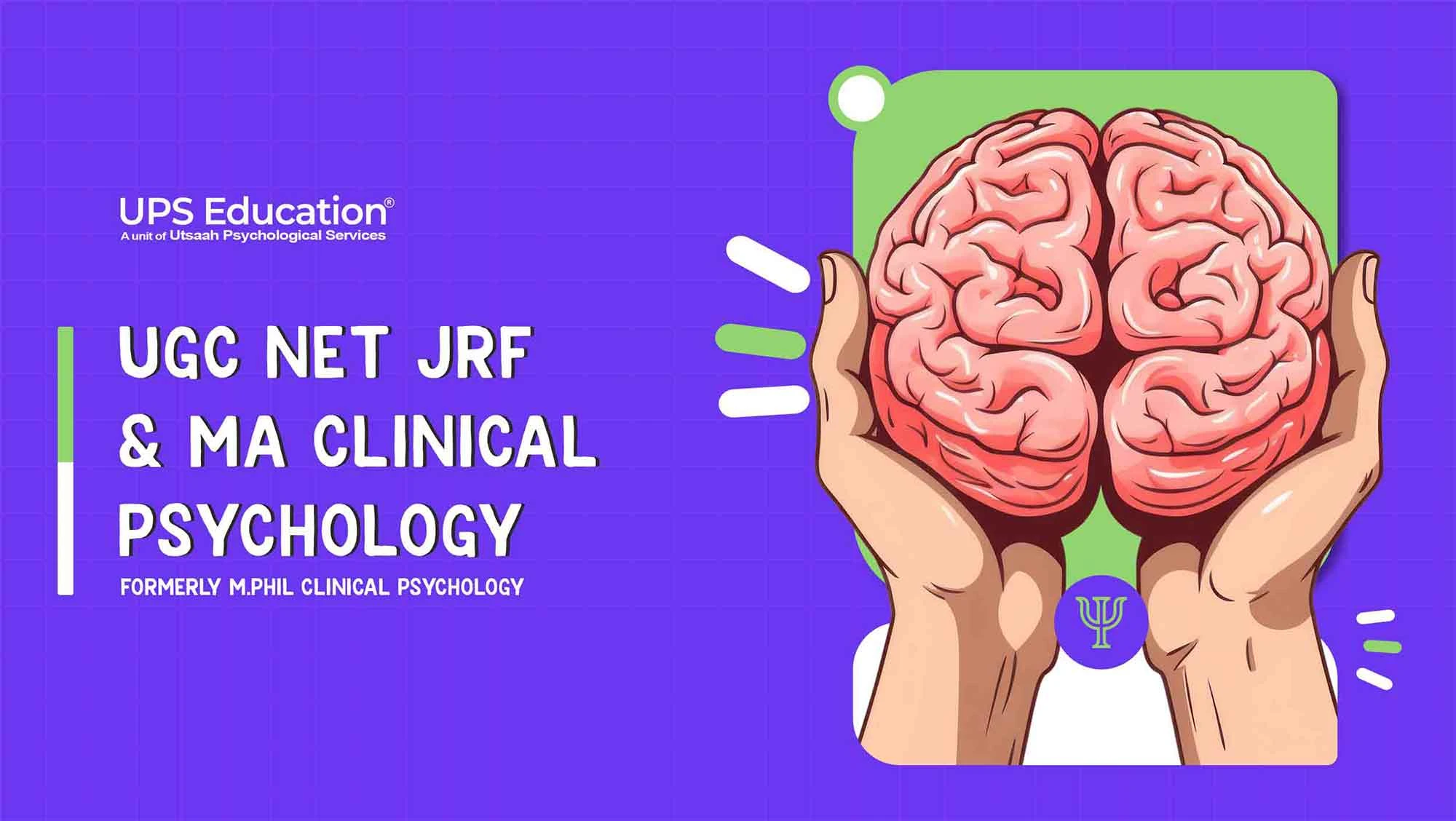Online UGC NET JRF and MA Clinical Psychology Entrance (RCI) (2 years coaching)
